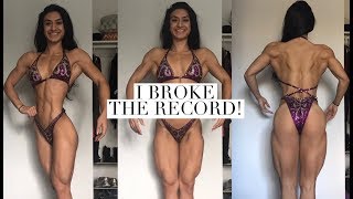 Leanest Female Recorded My Body Fat  Dexa Scan Results 7 DAYS OUT Unbreakable Ep28 [upl. by Amikehs903]