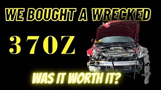 Wrecked to Wonderful 370z Makeover in NO TIME [upl. by Dnaltroc607]