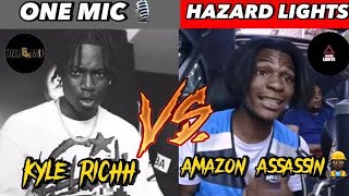 One Mic Freestyle 🎙Vs Hazard Light Freestyle ⚠️ [upl. by Aisat194]