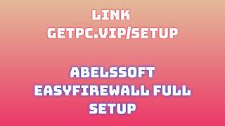 🔸Abelssoft EasyFirewall🏀 HOW TO INSTALL 💻PCLAPTOP TUTORIAL 2024 no charge🔥 [upl. by Marlee]