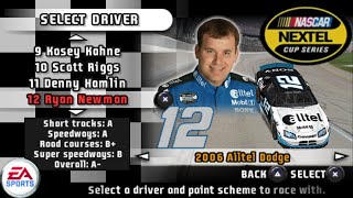 NASCAR 07 PSP  Race Now  NASCAR Nextel Cup Series  Ryan Newman  Atlanta 2 12 [upl. by Grover]