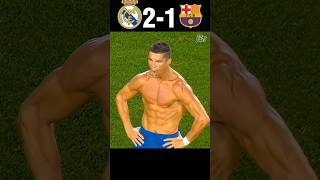 Real Madrid vs Barcelona 2017 Ronaldo Tik Messi youtube football shorts [upl. by Yntrok]