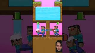 Mandiin anak minecraft minecraftanimation savesteve animation games gaming [upl. by Noeled]