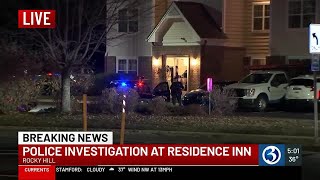 Police investigation underway at Rocky Hill Residence Inn [upl. by Imekawulo]