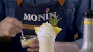 PiňaColada Vanilla Frappé How to make it  EN [upl. by Slavin]