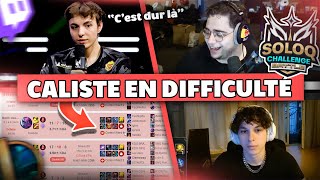 CALISTE RÉAGIT À SES DÉFAITES AU SOLOQ CHALLENGE  Best Of LoL 767 Réactions [upl. by Ycats]