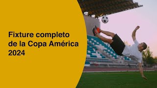 Copa América 2024 Fixture horarios y partidos ⚽️🏆 [upl. by Altheta905]