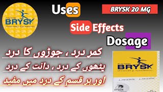 How To Use Brysk 20 Mg  Piroxicam Beta Cyclodextrin  Best Pain Killer  Side Effects [upl. by Summer551]