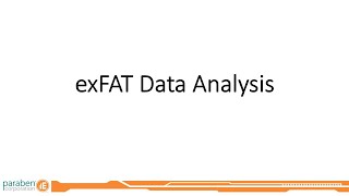 exFAT Data Processing in E3 [upl. by Alden]