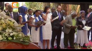 BM Gecaga laid to rest at his Ruiru farm [upl. by Nahrut]