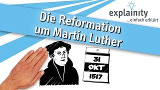 Die Reformation um Martin Luther einfach erklärt explainity® Erklärvideo [upl. by Chansoo]