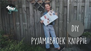 DIY Pyjamabroek  KNIPgirl Rachel [upl. by Byram]