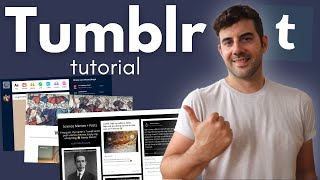 Create a Tumblr Blog  Complete Tutorial [upl. by Nyliret]