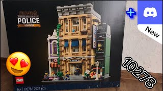 Lego police station 10278  speed build amp review [upl. by Ulah588]