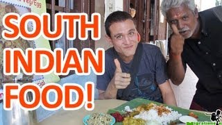 South Indian Food in Kuala Lumpur Vishalatchi Banana Leaf Meal [upl. by Norty]