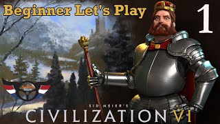 Civilization VI Beginner Lets Play as Germany  ep1 [upl. by Cherida6]