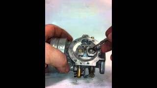 Setting the throttle idle on a Tilloton Carburetor [upl. by Mingche48]