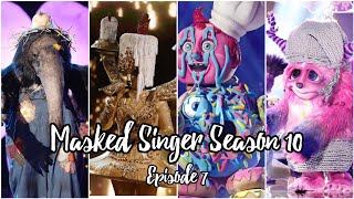 Masked singer season 10 episode 7 Ranking [upl. by Merna]