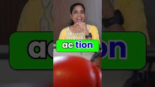 lets read tion words  english englishreading englishlearning katralelithu phonicsfun [upl. by Hawkie]