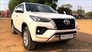 Toyota Fortuner 28L Σ4 AT 2023 ₹41 lakh  Reallife review [upl. by Ardni]