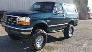 RARE LIFTED 1995 Ford Bronco XLT 4x4 For Sale5 Speed Manual50LNicest Bronco Ive Ever Seen [upl. by Roger839]