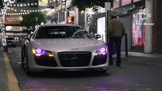 Masked Wolf  speed racer  Audi R8 Spyder [upl. by Elleirol]