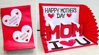 Easy and Beautiful Mothers day card making  How to make Mothers day popup greeting card [upl. by Krantz333]