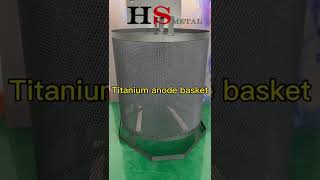 Plating auxiliary anode titanium mesh [upl. by Einohpets]