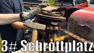 3 Autoteile vom Schrottplatz besorgen  Auto selber bauen [upl. by Liemaj]