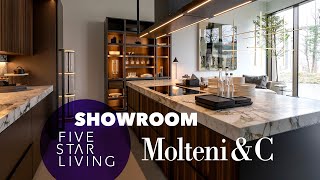 FIVE STAR LIVING — MolteniampC — showroom [upl. by Ahsiemaj]