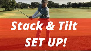 Stack and Tilt Set Up  GET STACKED TO GET CONSISTENCY  PGA Golf Professional Jess Frank [upl. by Esbenshade]