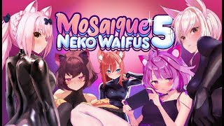 Mosaique Neko Waifus 5  Gameplay Pc [upl. by Anyal]