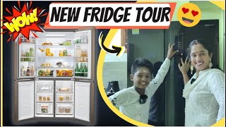 எங்க வீட்டு New Fridge Tour😍  வாங்க பாக்கலாம்  LotusFamily👪 [upl. by Resneps]