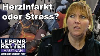 Akuter Schmerz Stressreaktion oder Herzinfarkt im Anmarsch  Lebensretter hautnah  SAT1 [upl. by Teresina692]