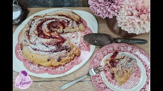 Marmeladen Kuchen mit Hüttenkäse I das I schnelles Kuchen Rezept mit Marmelade [upl. by Yenattirb534]