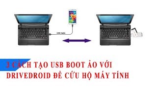 3 CÁCH TẠO USB BOOT ẢO CHO ANDROID ROOT BẰNG DRIVEDROID  P1 [upl. by Malkin]