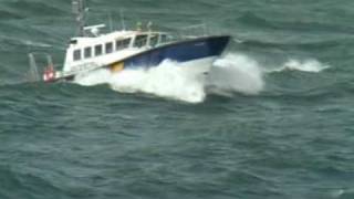 Rough weather trials of SPITFIRE off Roches in the race [upl. by Rabbi]