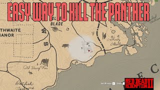 RDR2 Legendary Panther Easy kill [upl. by Bonis498]