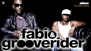 Fabio amp Grooverider  Drum And Bass Mix  12 August 2022  rinse fm [upl. by Gish]