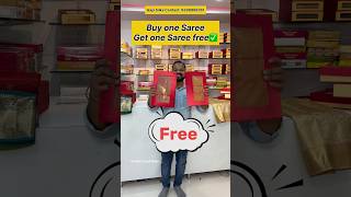 Buy one Saree Get One Free Saree shorts ytshorts saree hyderabad [upl. by Eizus]