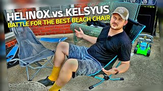 Helinox vs Kelsyus THE BEST BEACH CHAIR 😃👍 [upl. by Latsryk]