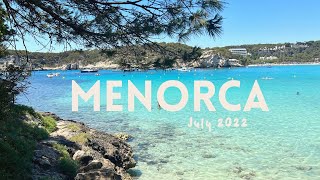 MENORCA VLOG 2022  TRAVEL VLOG  🇪🇸 رحلتي الى جزيرة مينوركا [upl. by Thorma]