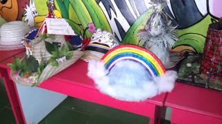 rainbow hat for Hat competition at Luckys school [upl. by Bowe533]