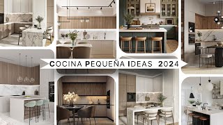 COCINAS PEQUEÑAS FUNCIONALES 2024 DECORACIÓN PARA CASAS PEQUEÑAS IDEIAS DE COZINHA KITCHEN IDEAS [upl. by Guildroy]