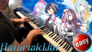 The Asterisk War  Julis Theme Piano Version wsheets [upl. by Galasyn133]