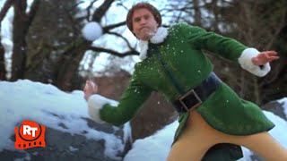 Elf 2003  The Snowball Fight Scene  Movieclips [upl. by Amlet]