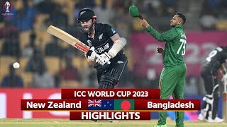 NZ vs Ban World Cup 2023 Highlights New Zealand vs Bangladesh Highlights  NZ vs BAN Highlights [upl. by Anicnarf]