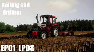 Rolling and plowing  FS22 Niemiskylä LP08 singleplayer [upl. by Aicil]