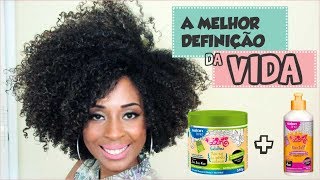 FINALIZAÇÃO COM GELATINA E CREME DE PENTEAR PARA CABELO CRESPO  BY CRESPA [upl. by Lsil]