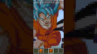 I AM BUILD GOKU shortminecraft [upl. by Nawtna]